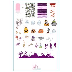 Halloween - Witches Brew (CjSH-21) - Stampingplade, Clear Jelly Stamper (u)